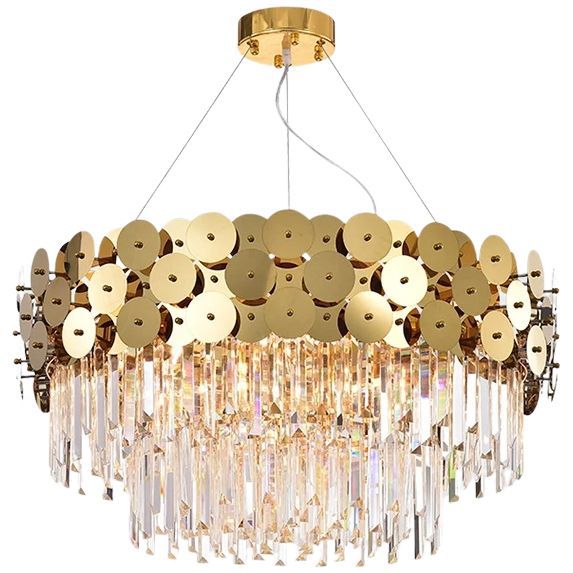 Lampa Sufitowa Wisząca Toolight App1473-Cp Złoty