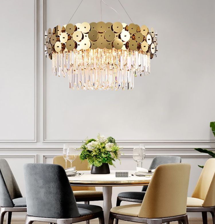 Lampa Sufitowa Wisząca Toolight App1473-Cp Złoty