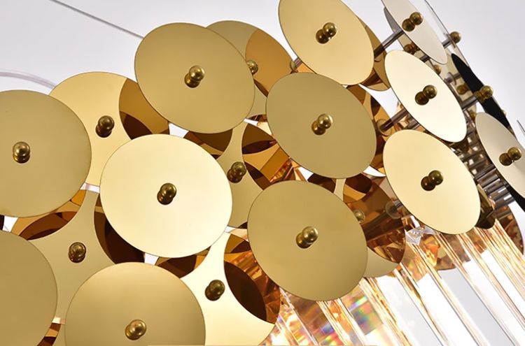 Lampa Sufitowa Wisząca Toolight App1473-Cp Złoty