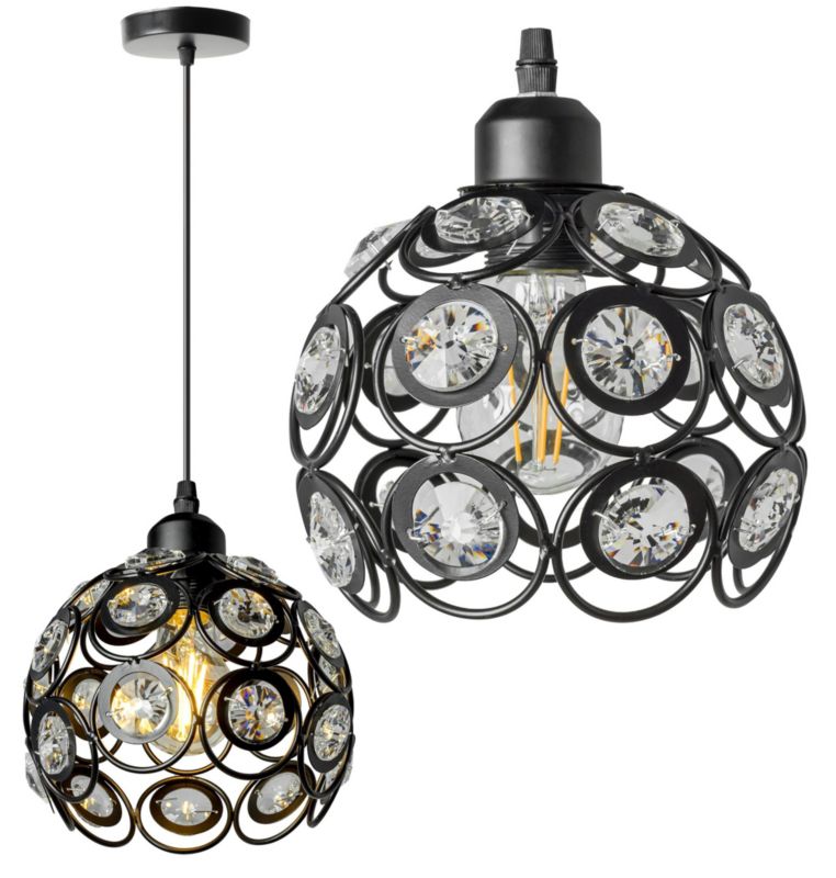 Lampa Sufitowa Wisząca Toolight App206-1Cp Czarny