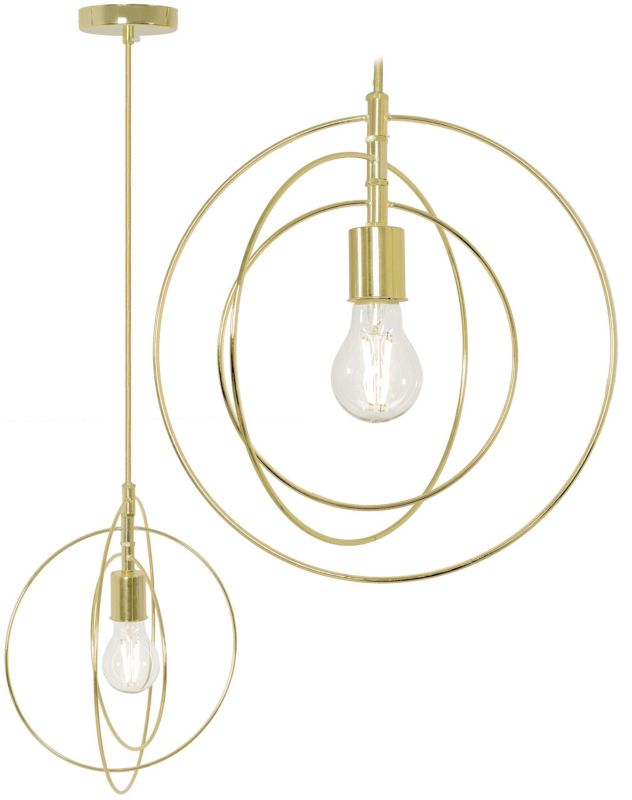 Lampa Sufitowa Wisząca Toolight App286-1Cp Złoty