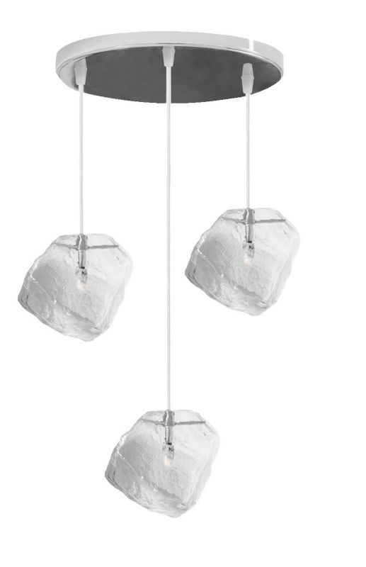 Lampa Sufitowa Wisząca Toolight App320-3Cp Szary