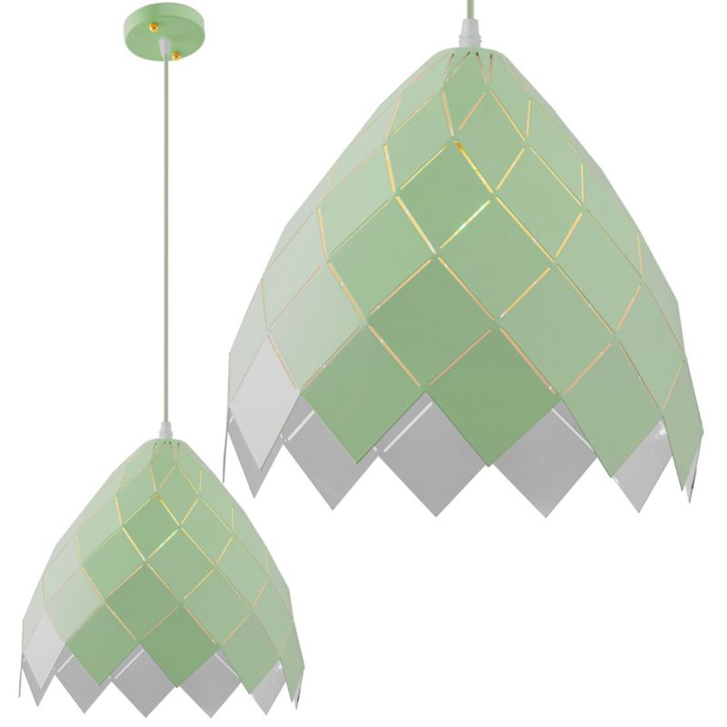 Lampa Sufitowa Wisząca Toolight App339-1Cp Zielony 28,5X29,5X28,5Cm 1Szt