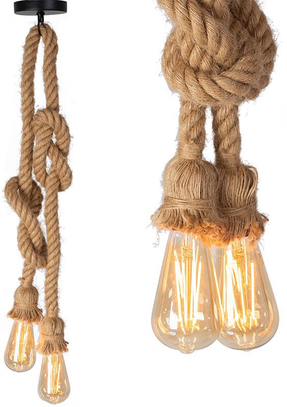 Lampa Sufitowa Wisząca Toolight App419-2Cp Brązowy