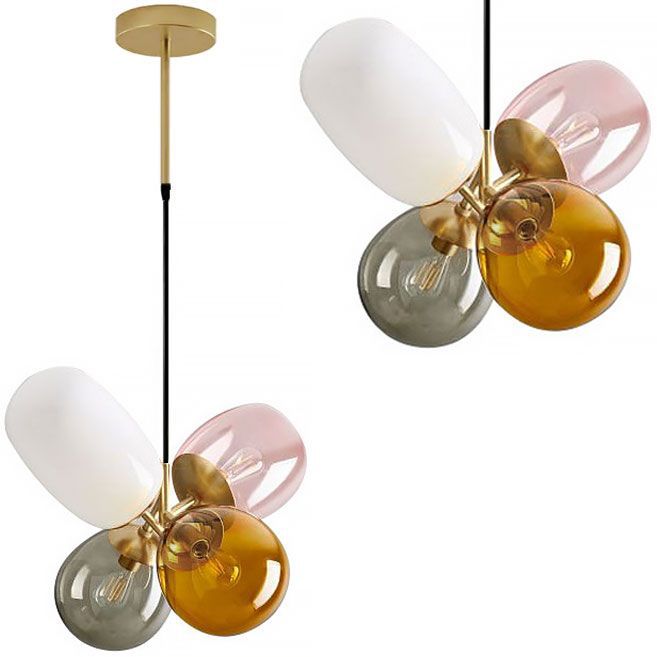 Lampa Sufitowa Wisząca Toolight App436-4C Kolorowy