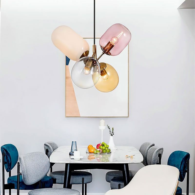 Lampa Sufitowa Wisząca Toolight App436-4C Kolorowy