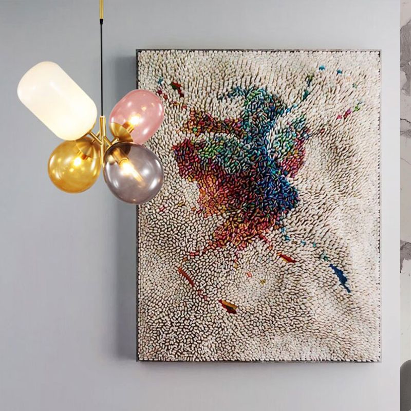 Lampa Sufitowa Wisząca Toolight App436-4C Kolorowy