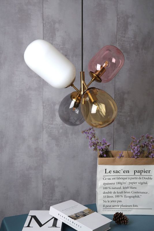 Lampa Sufitowa Wisząca Toolight App436-4C Kolorowy