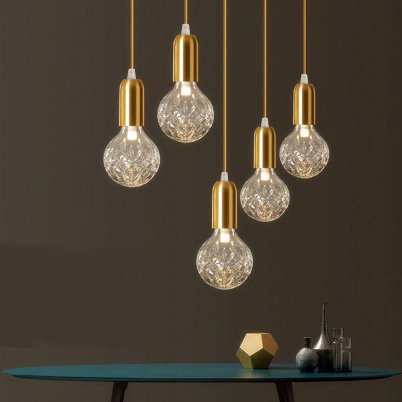 Lampa Sufitowa Wisząca Toolight App649-1Cp Złoty