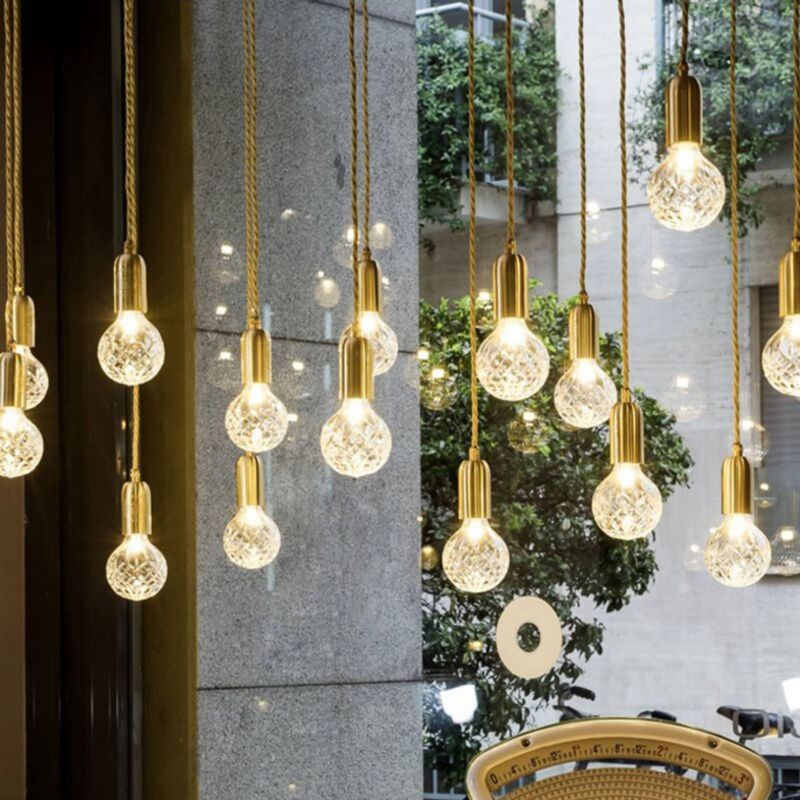 Lampa Sufitowa Wisząca Toolight App649-1Cp Złoty