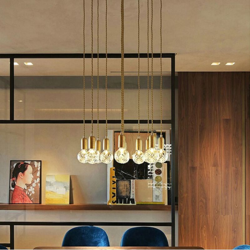 Lampa Sufitowa Wisząca Toolight App649-1Cp Złoty