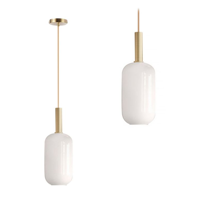 Lampa Sufitowa Wisząca Toolight App667-1Cp Złoty Biały