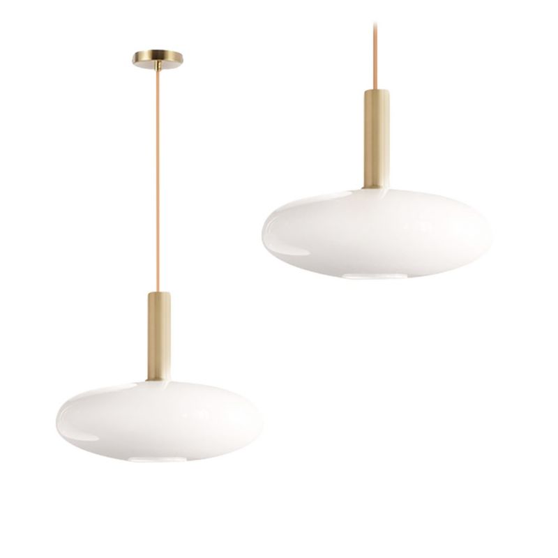 Lampa Sufitowa Wisząca Toolight App668-1Cp Złoty Biały