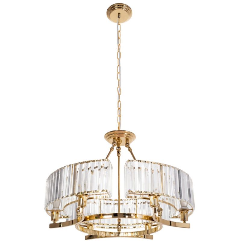 Lampa Sufitowa Wisząca Toolight App789-6C Transparentny