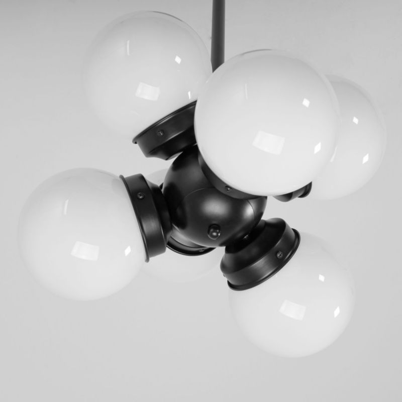 Lampa Sufitowa Wisząca Toolight App904-6Cp Loft Czarny