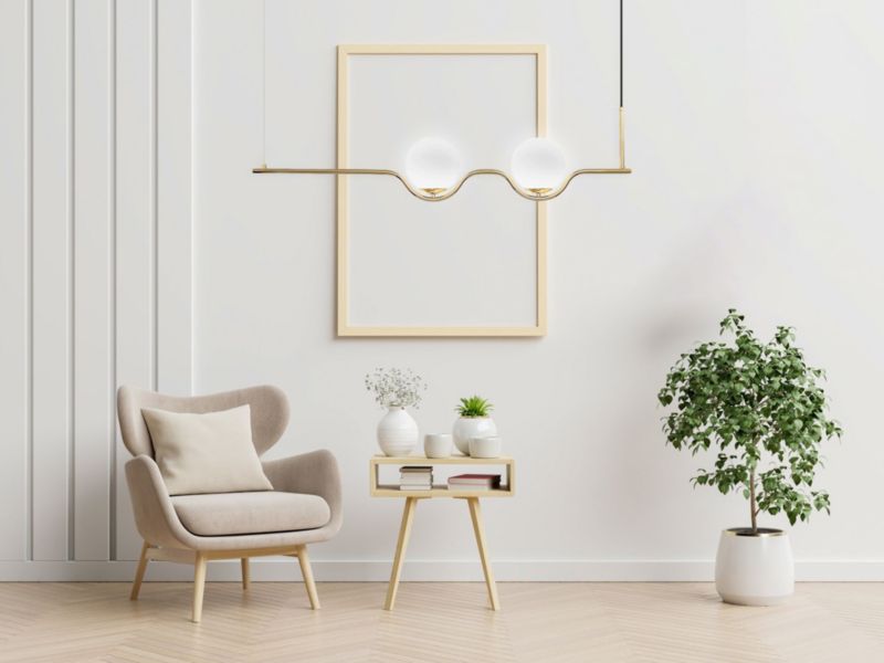 Lampa Sufitowa Wisząca Toolight App981-2Cp Złoty