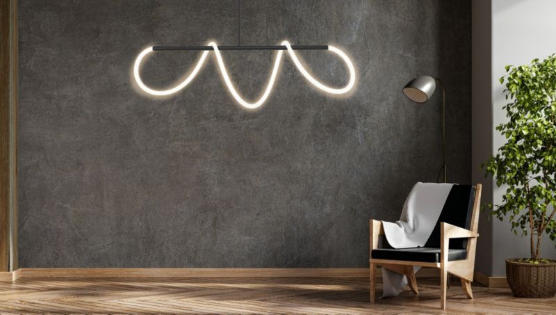 Lampa Sufitowa Wisząca Toolight Led App856 Czarny
