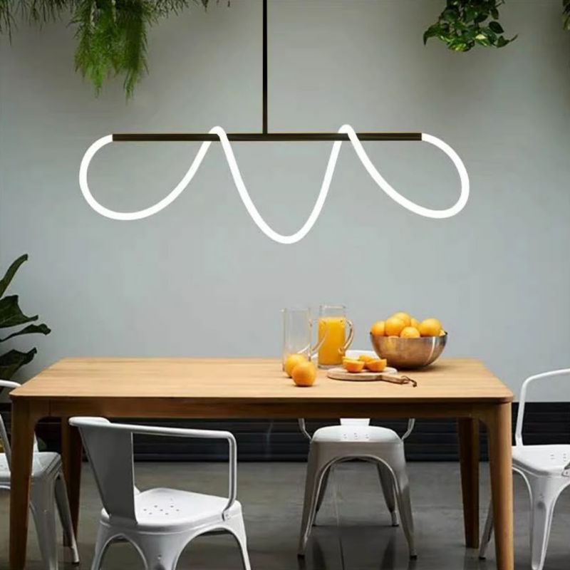 Lampa Sufitowa Wisząca Toolight Led App856 Czarny