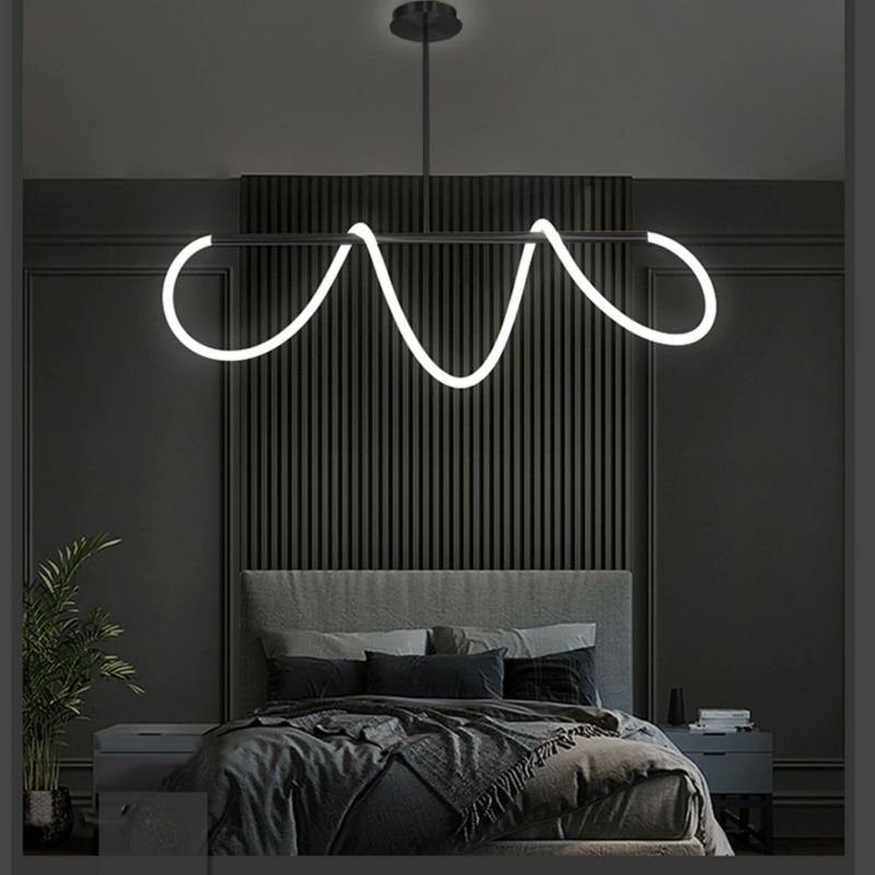 Lampa Sufitowa Wisząca Toolight Led App856 Czarny