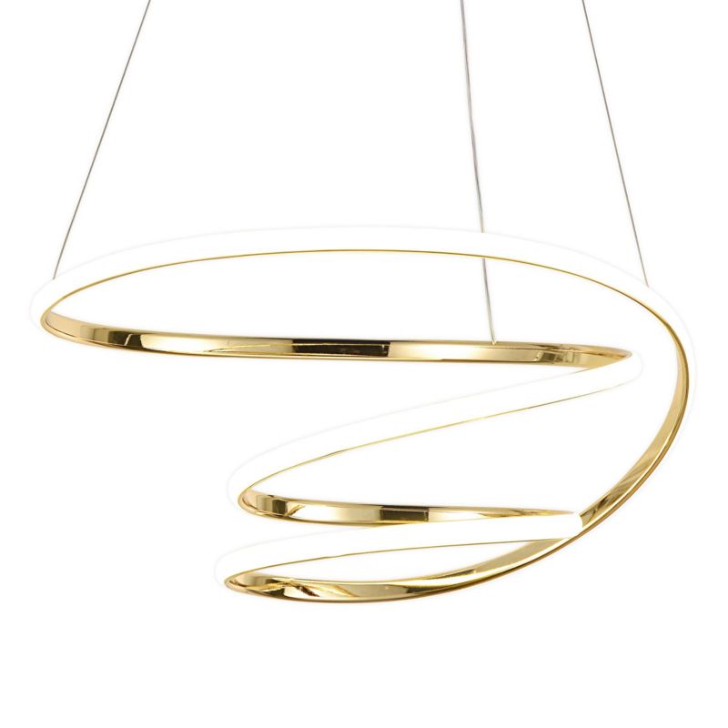 Lampa Sufitowa Wisząca Toolight LED G080-1CP Złoty 1Szt
