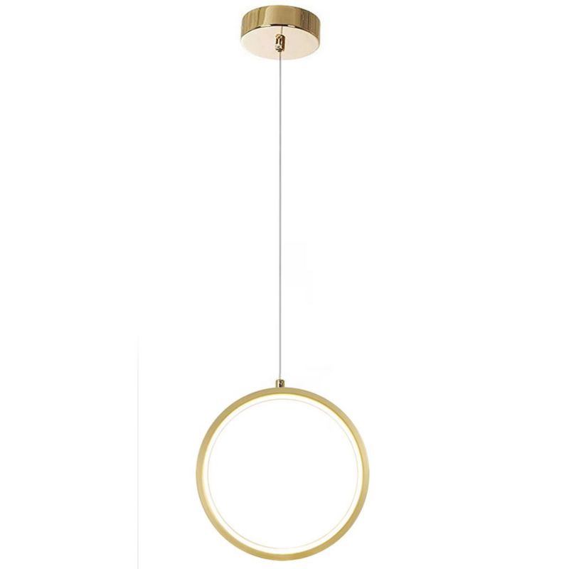 Lampa Sufitowa Wisząca Toolight Led G112-Cp Złoty