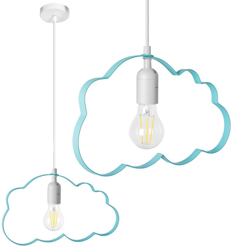 Lampa Sufitowa Wisząca Toolight Lh2077-1 Niebieski