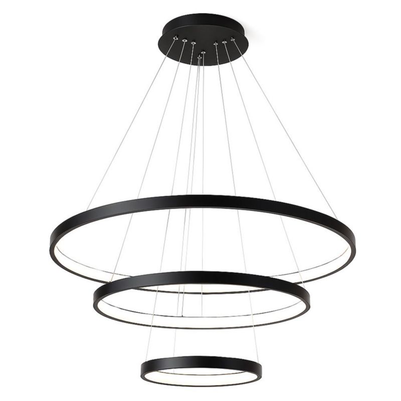 Lampa Sufitowa Wisząca Toolight Lhj013-Cp3 Czarny 1Szt