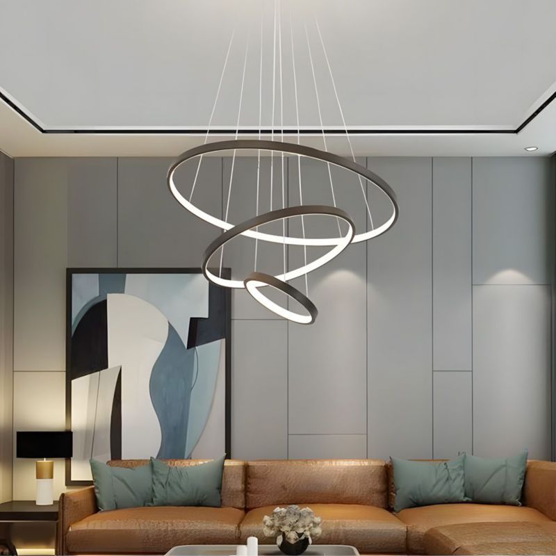Lampa Sufitowa Wisząca Toolight Lhj013-Cp3 Czarny 1Szt