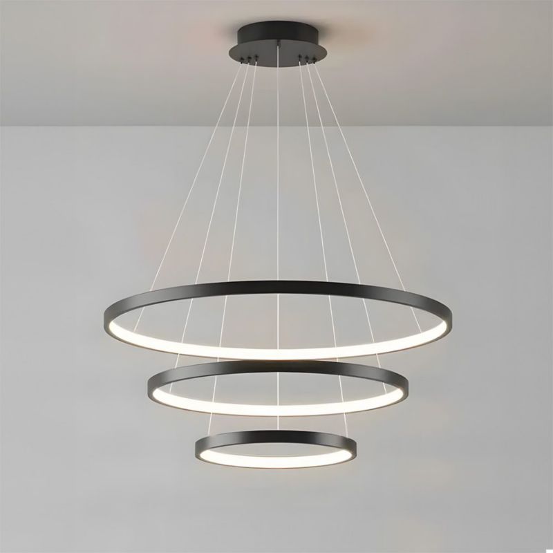 Lampa Sufitowa Wisząca Toolight Lhj013-Cp3 Czarny 1Szt