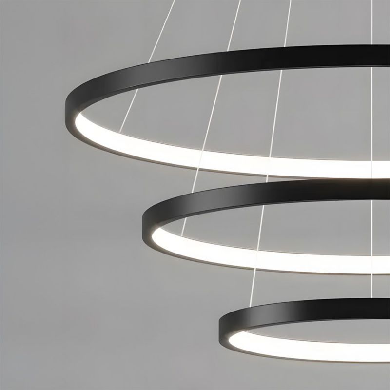 Lampa Sufitowa Wisząca Toolight Lhj013-Cp3 Czarny 1Szt
