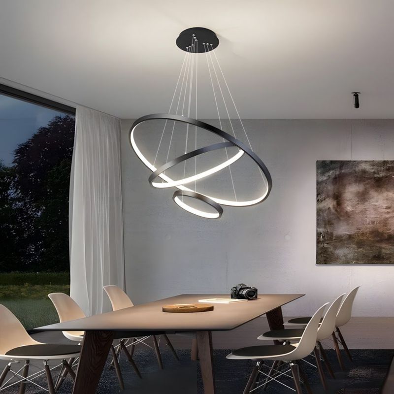 Lampa Sufitowa Wisząca Toolight Lhj013-Cp3 Czarny 1Szt