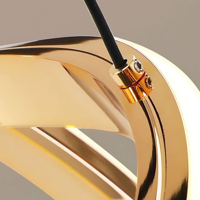 Lampa Sufitowa Wisząca Toolight Lhj016-Cp3 Gold Złoty 1Szt