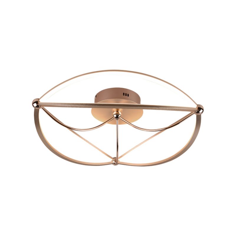 Lampa sufitowa wisząca Trio Charivari 1138 złota nowoczesna wbudowany LED 42W 1 szt.