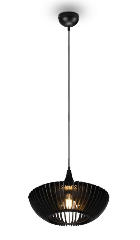 Lampa sufitowa wisząca Trio Colino czarna wym: 150 x 40 x 40 cm 1xE27 x  1 szt.
