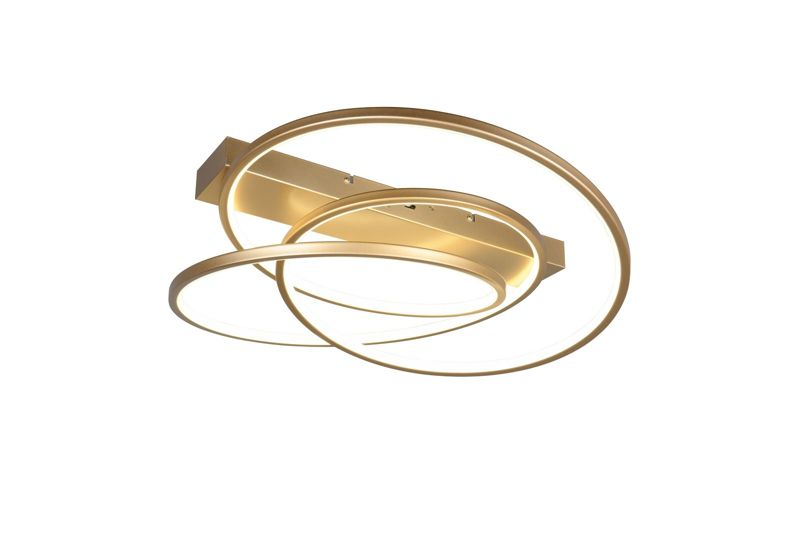 Lampa sufitowa wisząca Trio Darvin 6101 złota nowoczesna wbudowany LED 34W 1 szt.