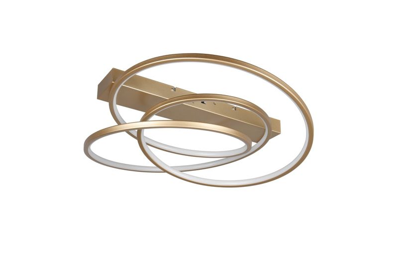 Lampa sufitowa wisząca Trio Darvin 6101 złota nowoczesna wbudowany LED 34W 1 szt.