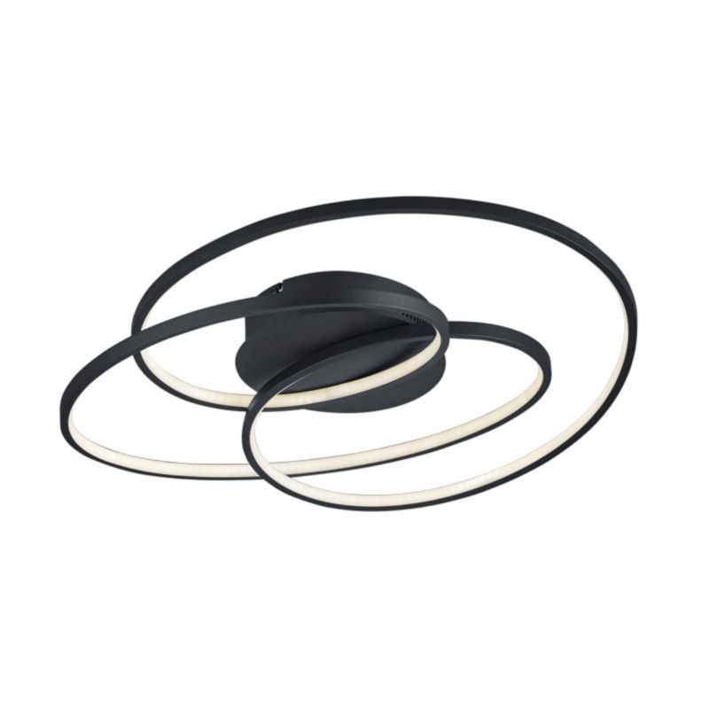 Lampa sufitowa wisząca Trio Gale 1437 czarno-biała nowoczesna wbudowany LED 38 1 szt.