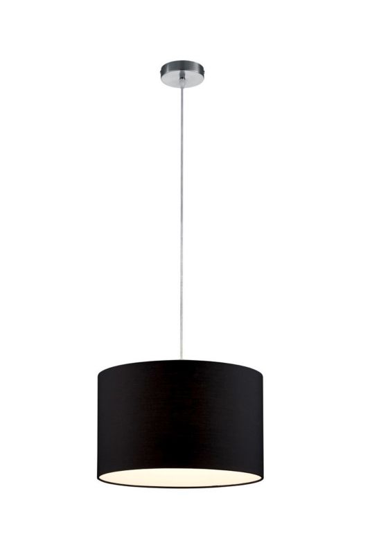 Lampa sufitowa wisząca Trio Hotel srebrno-czarna wym: 150 x 40 x 40 cm 1xE27 x  1 szt.