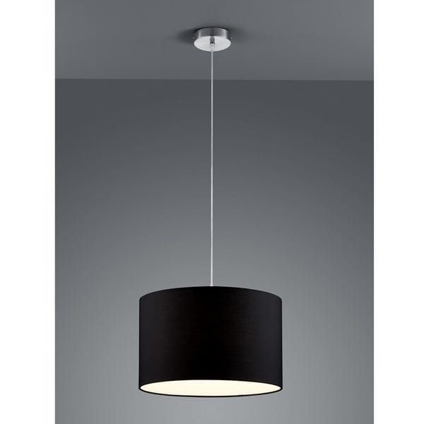Lampa sufitowa wisząca Trio Hotel srebrno-czarna wym: 150 x 40 x 40 cm 1xE27 x  1 szt.