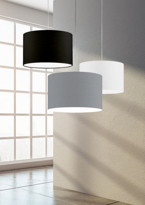 Lampa sufitowa wisząca Trio Hotel srebrno-czarna wym: 150 x 40 x 40 cm 1xE27 x  1 szt.