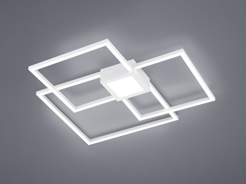 Lampa sufitowa wisząca Trio Hydra 4949 biała nowoczesna wbudowany LED 38W 1 szt.