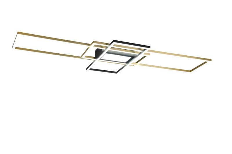 Lampa sufitowa wisząca Trio Irvine 0788 złoto-czarna nowoczesna wbudowany LED 60W 1 szt.