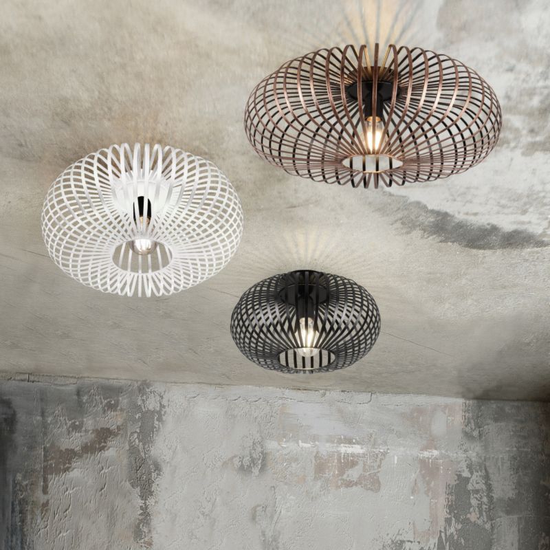 Lampa sufitowa wisząca Trio Johann 6823 miedziano-czarna nowoczesna 1xE27 x 1 szt.