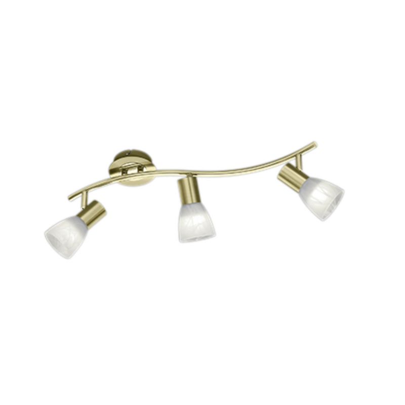 Lampa sufitowa wisząca Trio Levisto  złoto-biała wym: 19 x 55 x 10 cm 3xE14 x  1 szt.