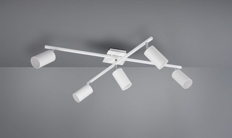 Lampa sufitowa wisząca Trio Marley 1614 biała nowoczesna 5xGU10 x 1 szt.