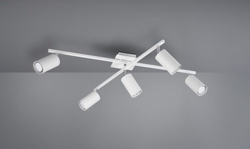 Lampa sufitowa wisząca Trio Marley 1614 biała nowoczesna 5xGU10 x 1 szt.