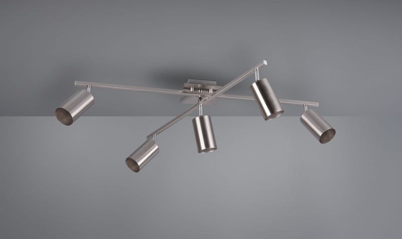 Lampa sufitowa wisząca Trio Marley 1638 srebrna nowoczesna 5xGU10 x 1 szt.