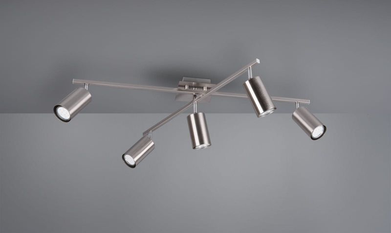 Lampa sufitowa wisząca Trio Marley 1638 srebrna nowoczesna 5xGU10 x 1 szt.
