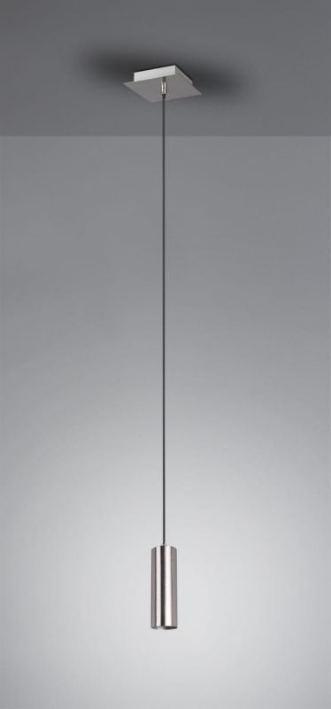 Lampa sufitowa wisząca Trio Marley srebrna wym: 150 x 12 x 12 cm 1xGU10 x  1 szt.