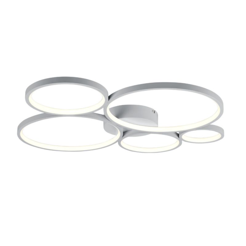 Lampa sufitowa wisząca Trio Rondo 8821 biała nowoczesna wbudowany LED 49W 1 szt.